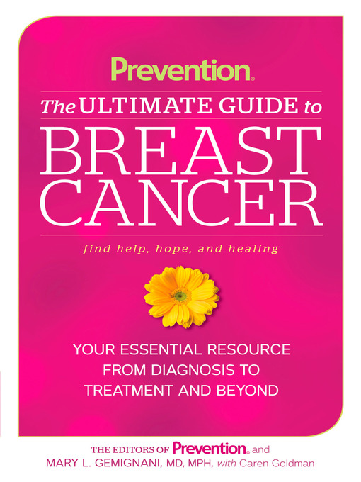 Title details for Prevention the Ultimate Guide to Breast Cancer by Caren Goldman - Wait list